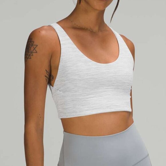 Lululemon Align Reversible Bra *Light Support A/B Cups Gray & White Size 8 - Picture 7 of 7